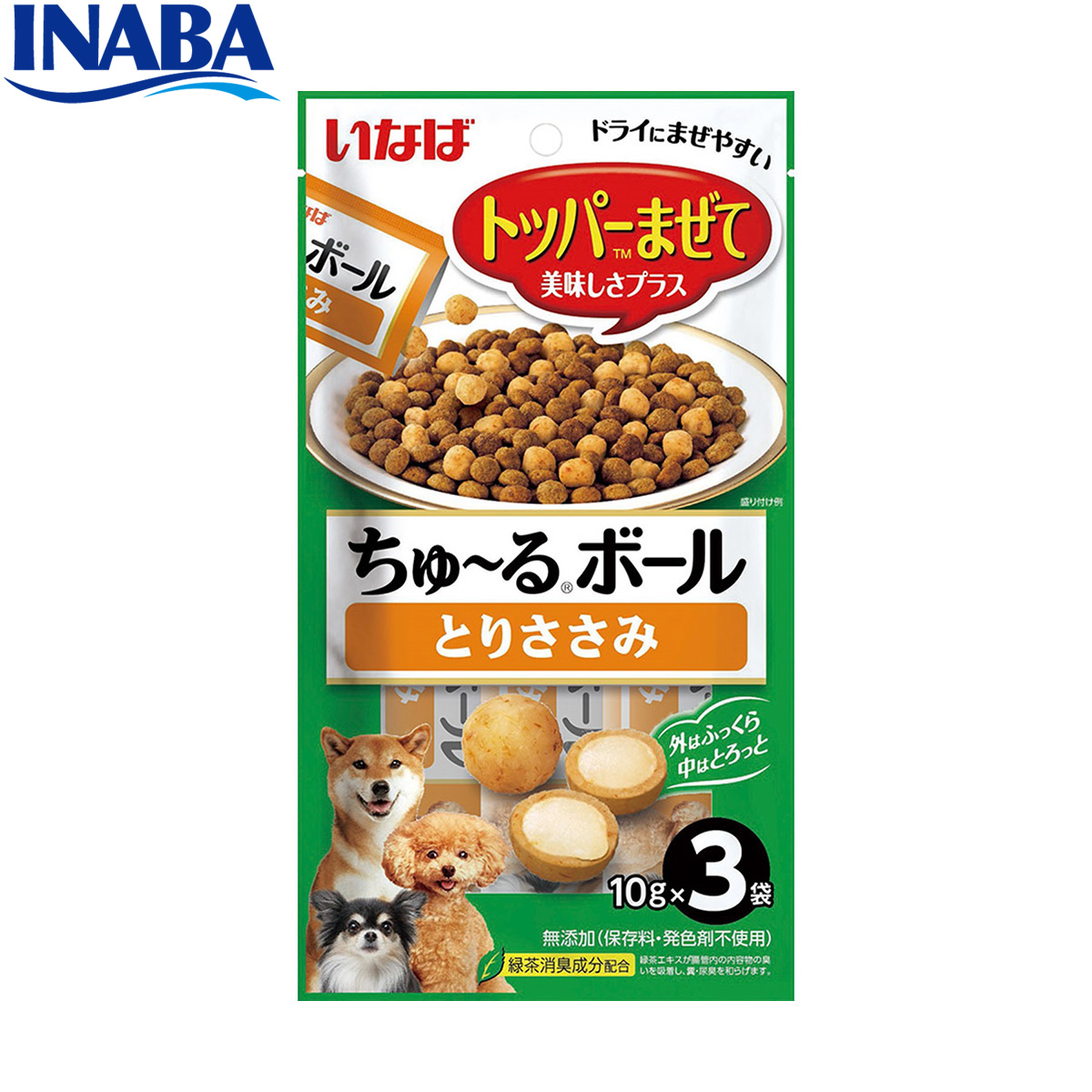 いなば 犬用 ちゅ~るボール とりささみ 10g×3袋
