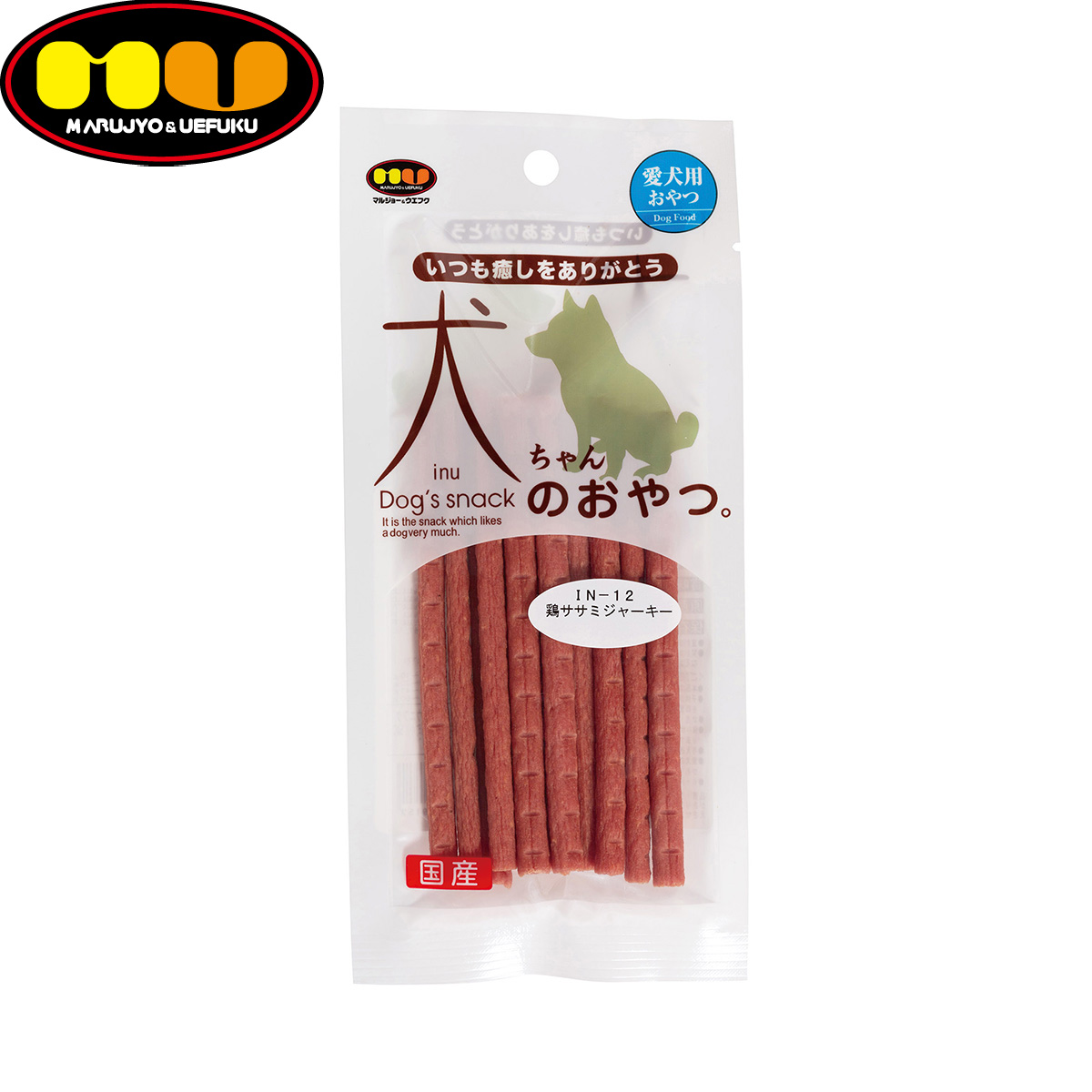 マルジョー&ウエフク 犬ちゃんのおやつ。鶏ささみジャーキー 40g