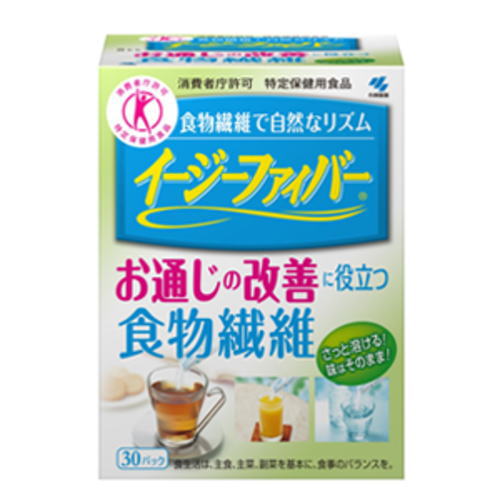 ■メーカー名：小林製薬株式会社 イージーファイバートクホ 特定保健用食品 ◎特徴 お通じの改善に役立ちます 食物繊維が便通の改善を促します。 4.2gの食物繊維 1パックで食物繊維が4.2g。 1日1