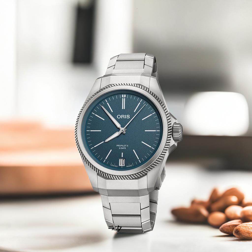オリス プロパイロットXキャリバー400 ORIS メンズウォッチ メンズ腕時計 400.7778.7155M 自動巻 チタン製 ギフト ラッピング無料 国内
