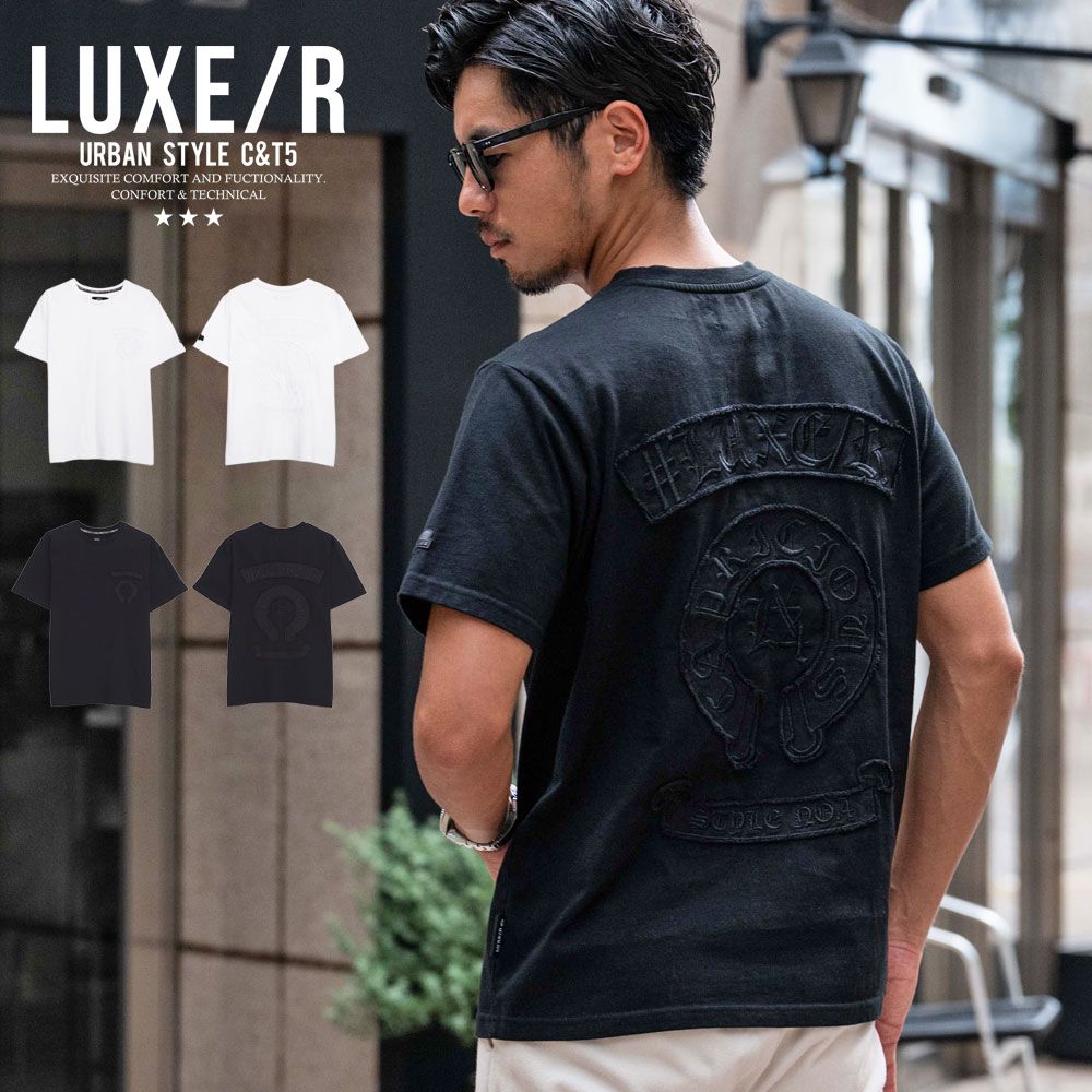 【商品説明】 SILVER BULLET(シルバーバレット)にLUXE/R【ラグジュ】クルーネック サークルロゴ半袖Tシャツが入荷しました。 存在感あるロゴデザインが目を引く、LUXE/Rのクルーネッ
