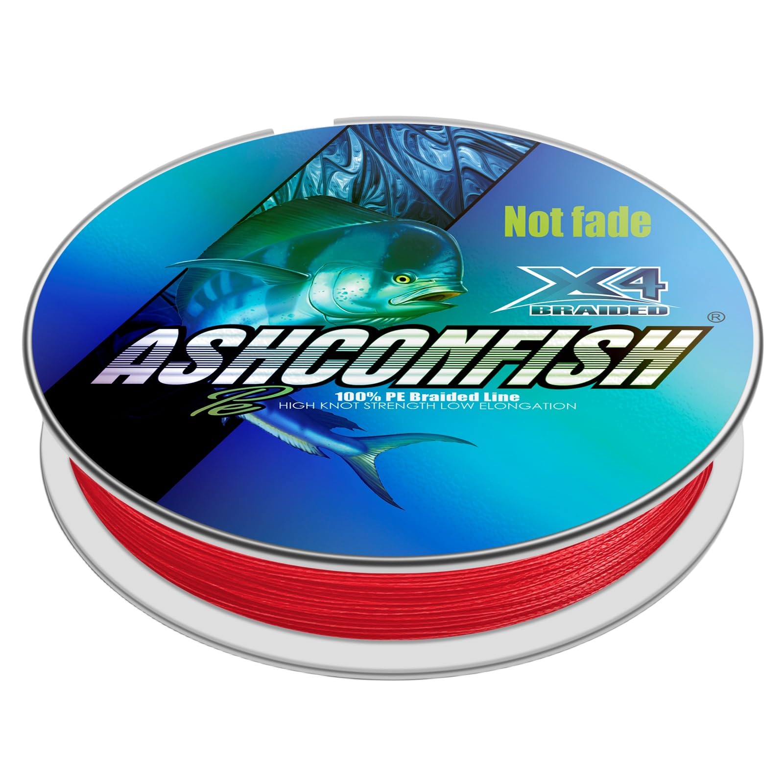 3.5号（45LB/20.4KG） ４編 レッド 150M Ashconfish PEライン 色落ちしない PE 150M レッド（0.4号 0.6号 0.8号 1号 1.2号 1.5号 2号 2.5