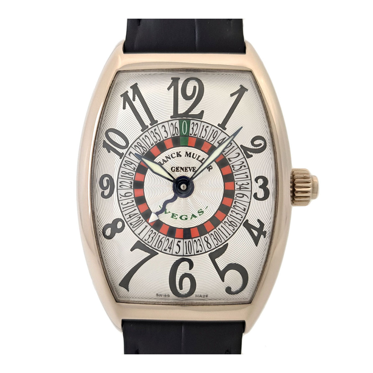 フランクミュラー トノウカーベックス ヴェガス 6850VEGAS 自動巻き ホワイトゴールド メンズ FRANCK MULLER 中古 【時計】