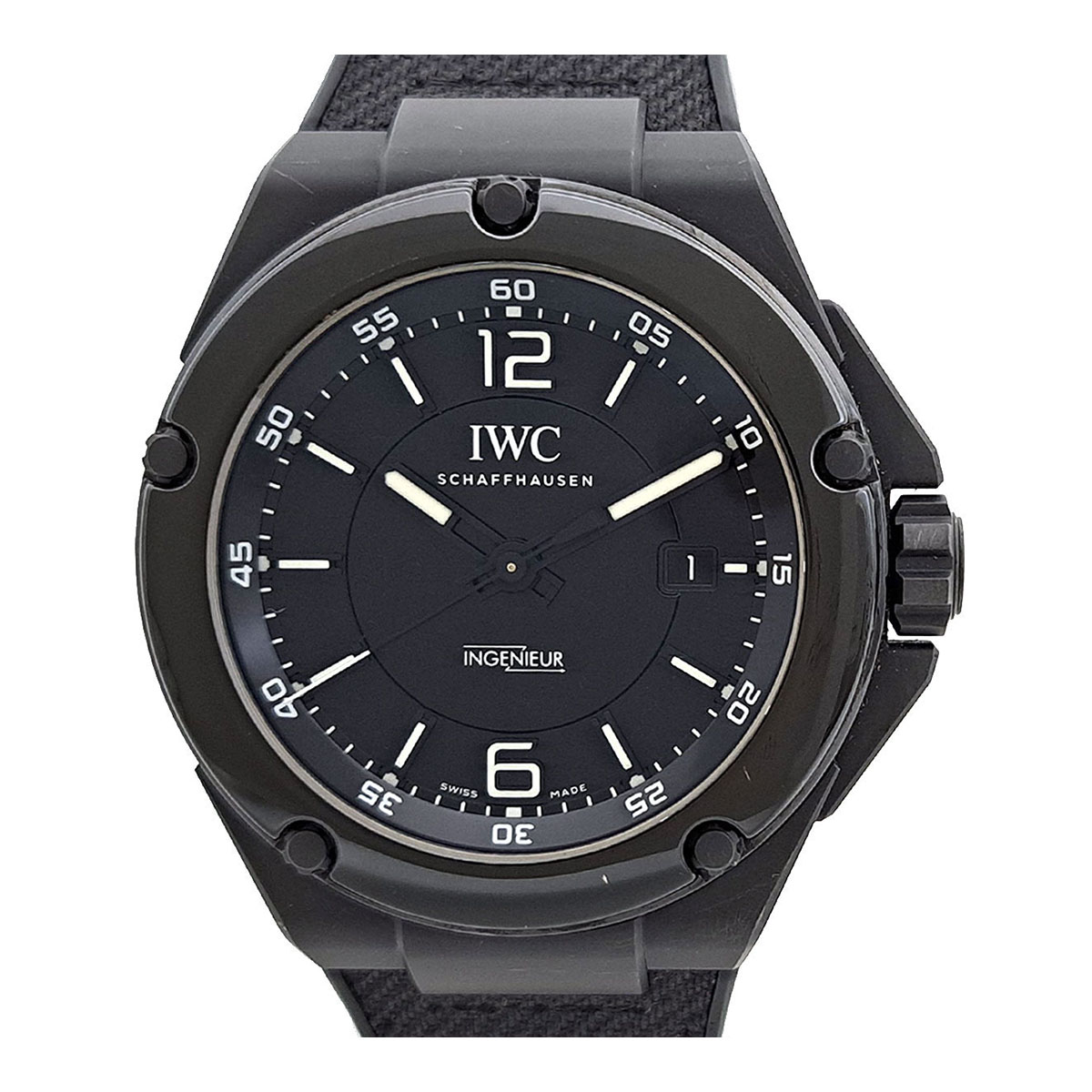 IWC インヂュニア オートマティック AMG IW322503 自動巻き セラミック メンズ IWC 中古 【時計】