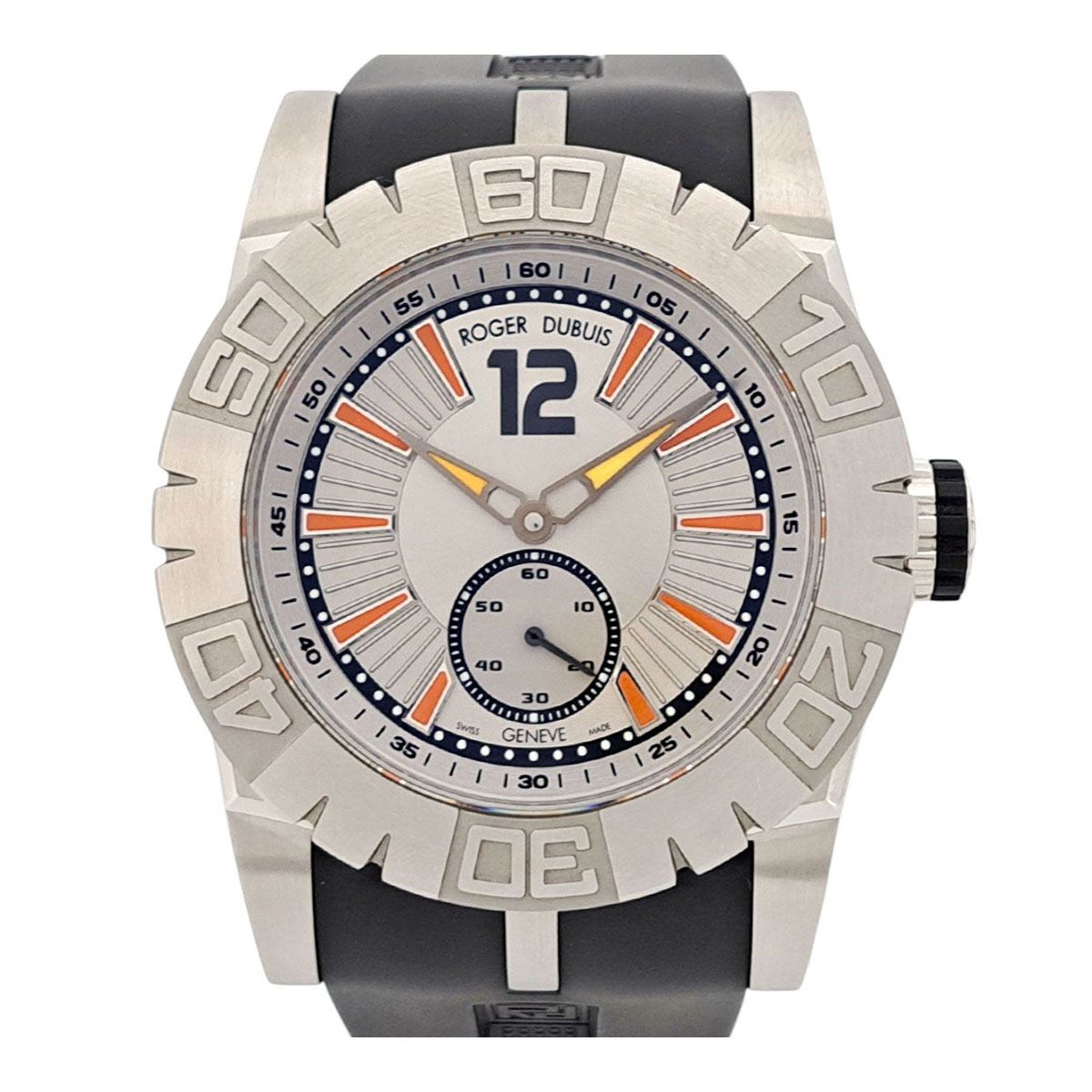ロジェ・デュブイ イージーダイバー クロノグラフ DBSE0256 自動巻き ステンレススティール メンズ ROGER DUBUIS 中古 【時計】