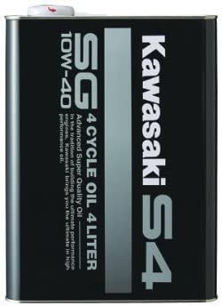 4L缶 Kawasaki カワサキ 純正 エンジンオイル 4リットル S4 SG 10W40
