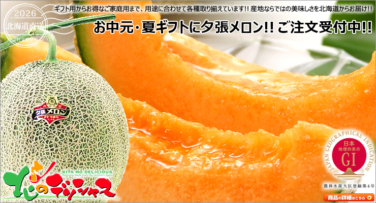 北海道産 夕張メロン