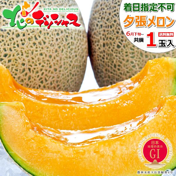 【予約/お届け日指定不可】 北海道産 訳あり 夕張メロン 1玉 (JA共撰/良品/クール便) JA夕張市 地理的表示認定 GI メロン ゆうばりメロン
