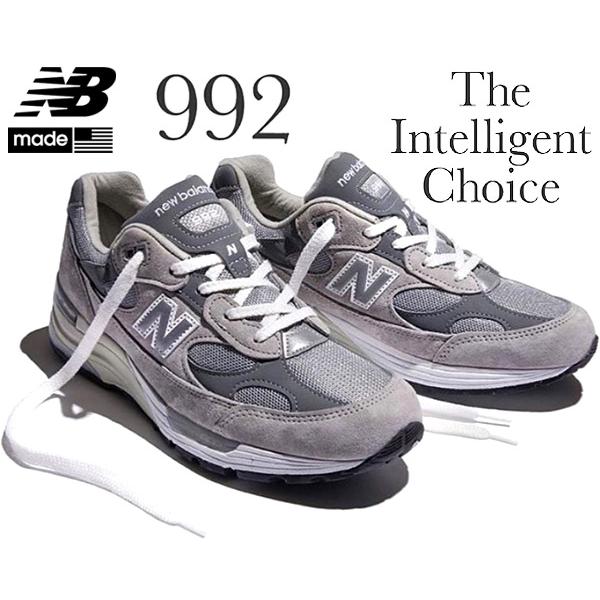 NEW BALANCE M992GR MADE IN U.S.A. width:D GRAY ニューバランス M992 スニーカー NB 992 グレー GREY スウェード メンズ ワイズ D
