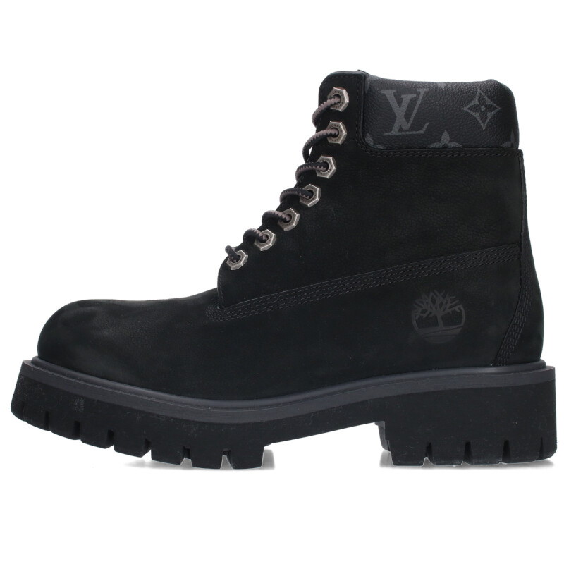 ルイヴィトン ティンバーランド サイズ:8.5 24AW 6INCH ANKLE BOOT モノグラムアンクルブーツ 中古 OM10