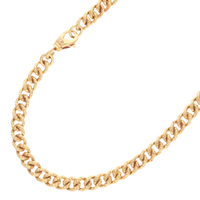 クロムハーツ サイズ:18inch 22K XTRA FNCY MINI エクストラファンシーミニチェーン イエローゴールドネックレス 中古 GZ11