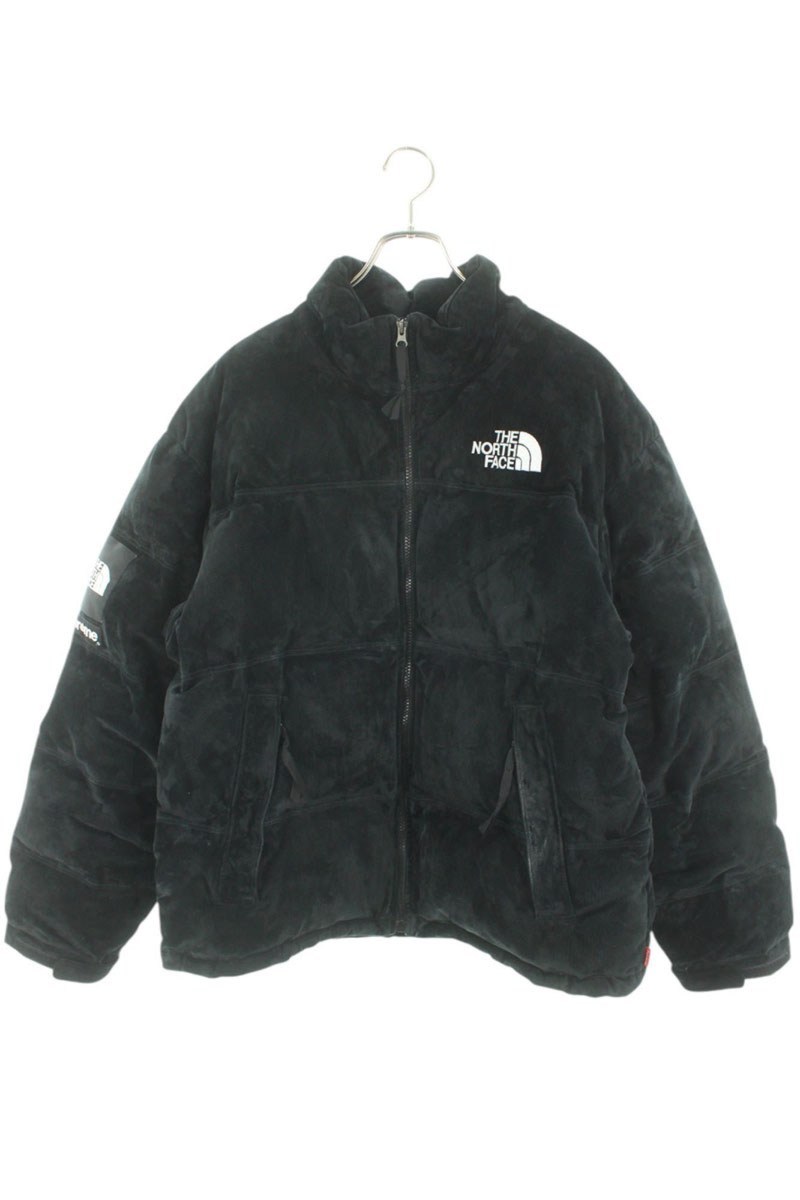 シュプリーム ノースフェイス サイズ:L 23AW Suede Nuptse Jacket スエードヌプシダウンジャケット 中古 SB01