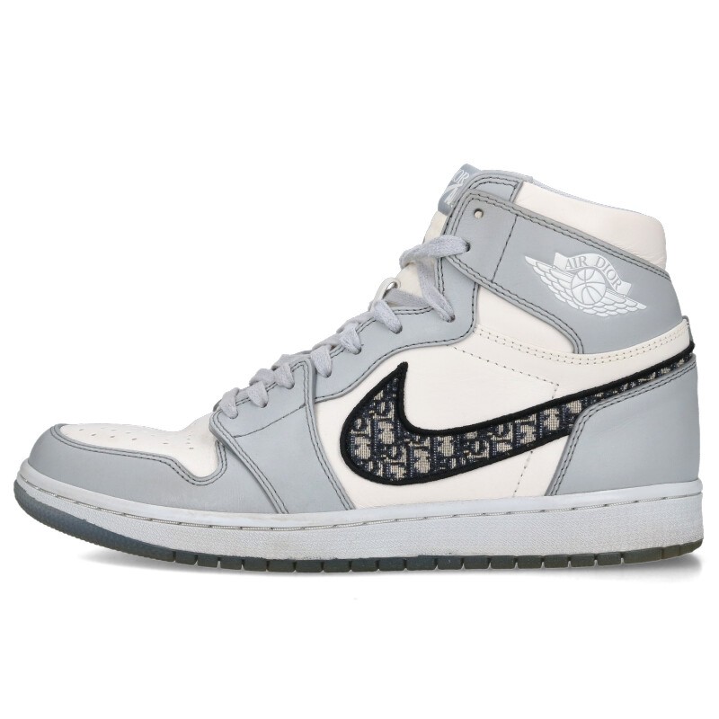 ナイキ ディオール サイズ:27.5cm AIR JORDAN 1 HIGH OG DIOR CN8607-002 エアジョーダン1ハイオージーディオールスニーカー 中古 OM10