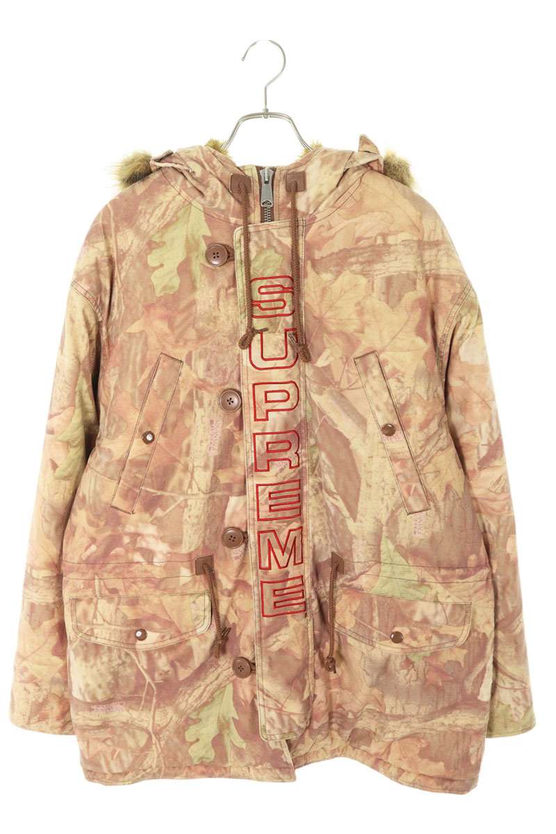 シュプリーム ティンバーランド サイズ:M Spellout N-3B Parka N-3Bブルゾン 中古 BS99