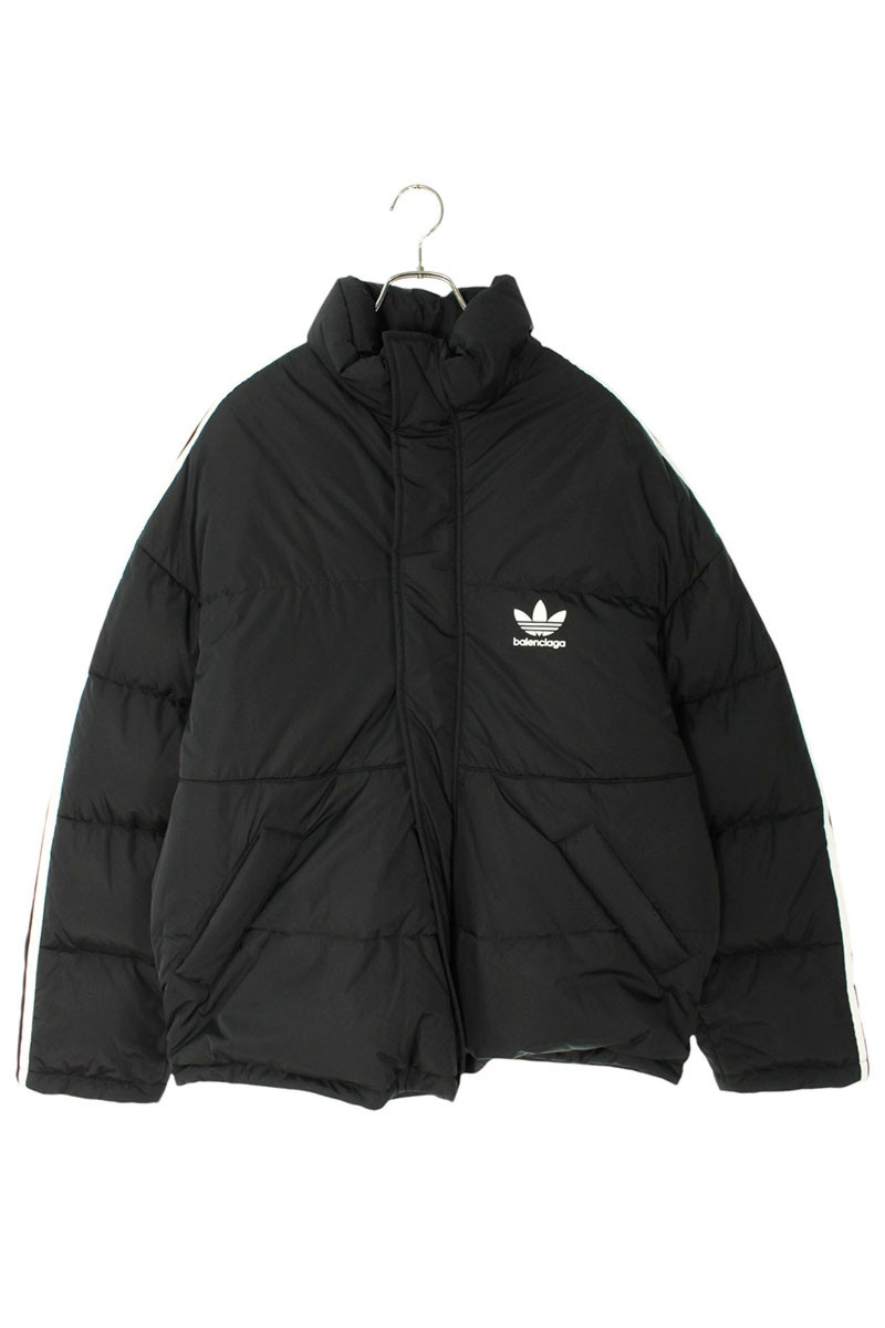 バレンシアガ アディダス サイズ:44 23SS 714897 TNO19 3ラインオーバーサイズダウンジャケット 中古 SB01