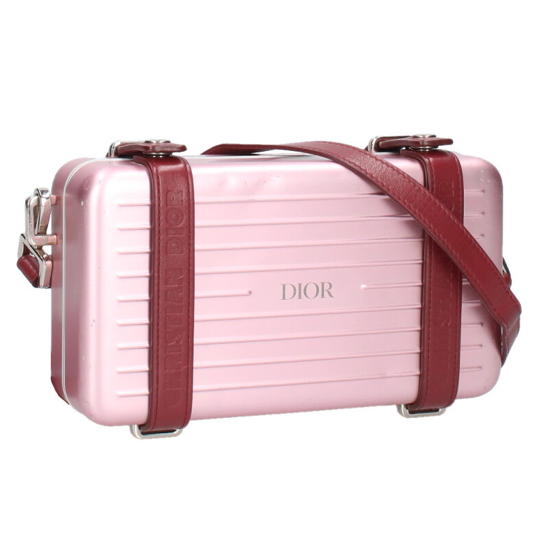 ディオール リモワ PERSONAL CLUTCH ×RIMOWAパーソナルクラッチショルダーバッグ 中古 OM10