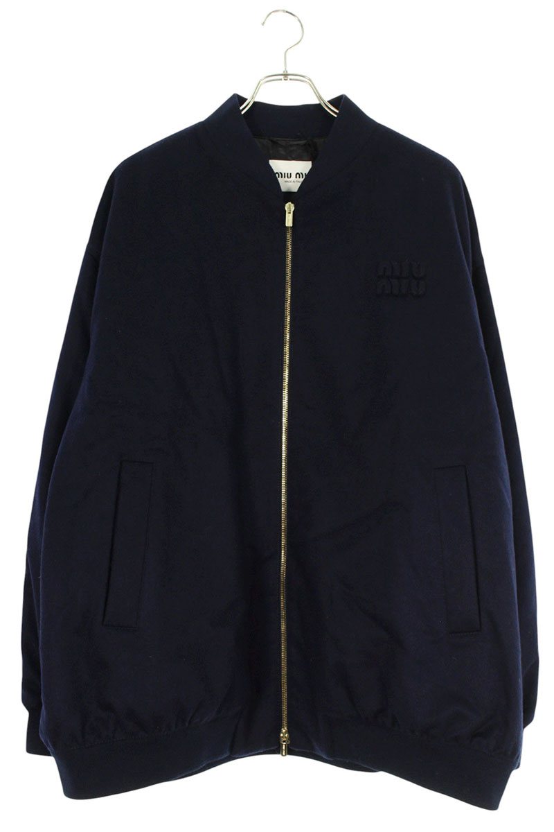ミュウミュウ サイズ:48 ML1078 ダブルベロアブルゾン 新古品 SB01
