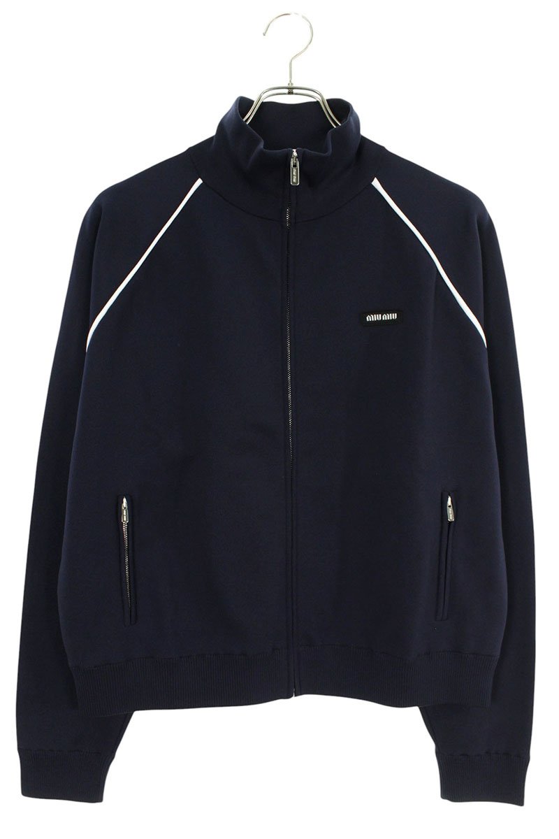 ミュウミュウ サイズ:42 25SS MMF958 テクニカルヤーンジップブルゾン 新古品 SS13