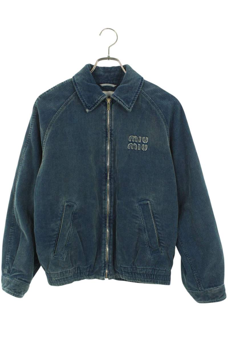ミュウミュウ サイズ:36 ML1152 ウォッシュド加工コーデュロイブルゾン 中古 SS13