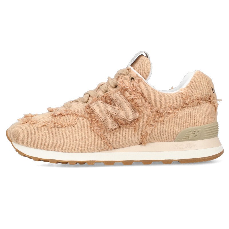 ミュウミュウ ニューバランス サイズ:41 574 マーブル加工デニムローカットスニーカー 中古 OM10