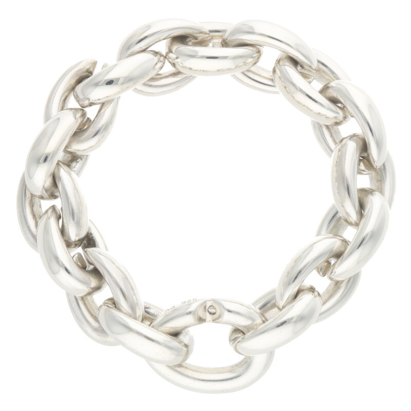 エルメス サイズ:17LINK アクロバットGM シルバーブレスレット 中古 SB01