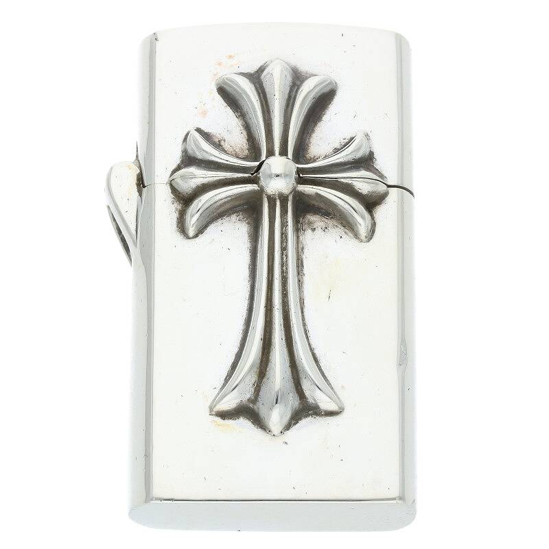 クロムハーツ ZIPPO LIGHTERZ-V2 スモールCHクロスナロージッポライター 中古 NO05