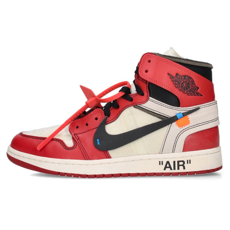 ナイキ オフホワイト サイズ:27cm AIR JORDAN 1 AA3834-101 エアジョーダン1スニーカー 中古 SB01