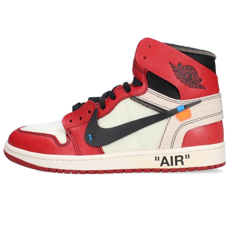 ナイキ オフホワイト サイズ:27cm AIR JORDAN 1 AA3834-101 エアジョーダン1スニーカー 中古 SB01