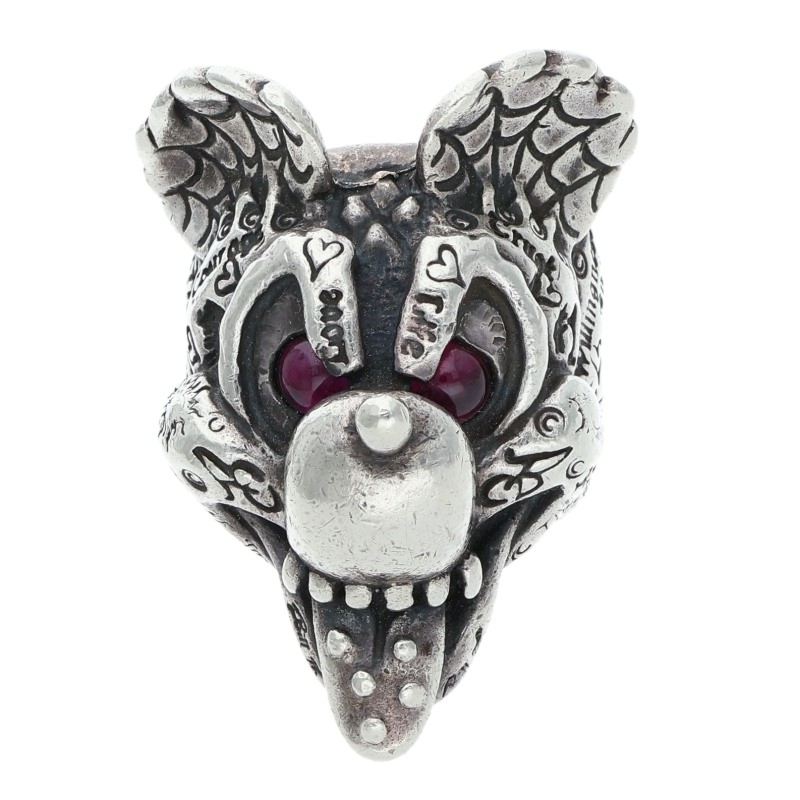 ビルウォールレザー サイズ:18号 R-05 トリプルネーム09年クリスマス限定キャラクターリング 中古 BS99