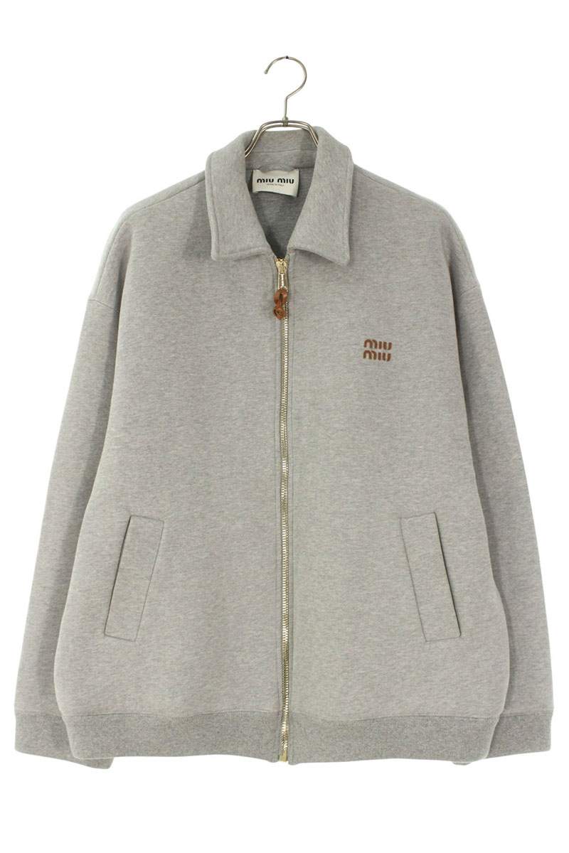 ミュウミュウ サイズ:44 ML1060 ジャージージャケットブルゾン 中古 OM10