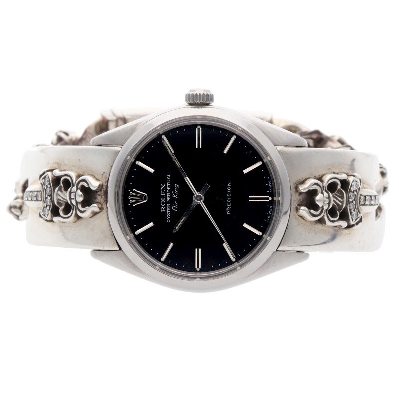 クロムハーツ サイズ:36mm ダガーPAVEダイヤファンシーリンクウォッチブレス腕時計 中古 GZ11