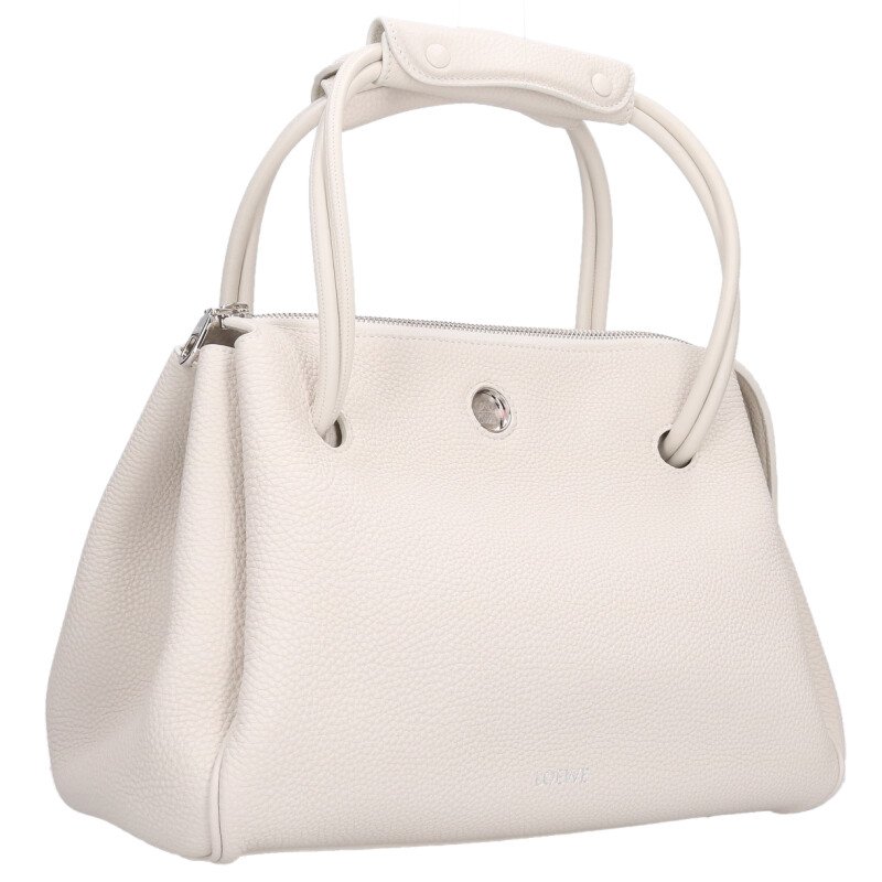 ロエベ マドリードバッグ ミディアム サプルグレインカーフレザーハンドバッグ 中古 SB01