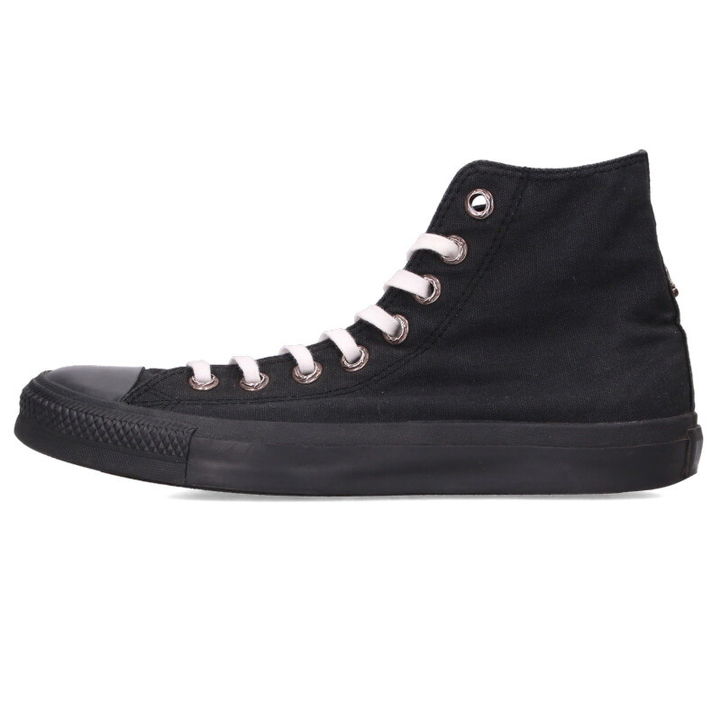 クロムハーツ コンバース サイズ:27cm CH CONVERSE CANVAS シルバー装飾キャンバスハイカットスニーカー 中古 SJ02