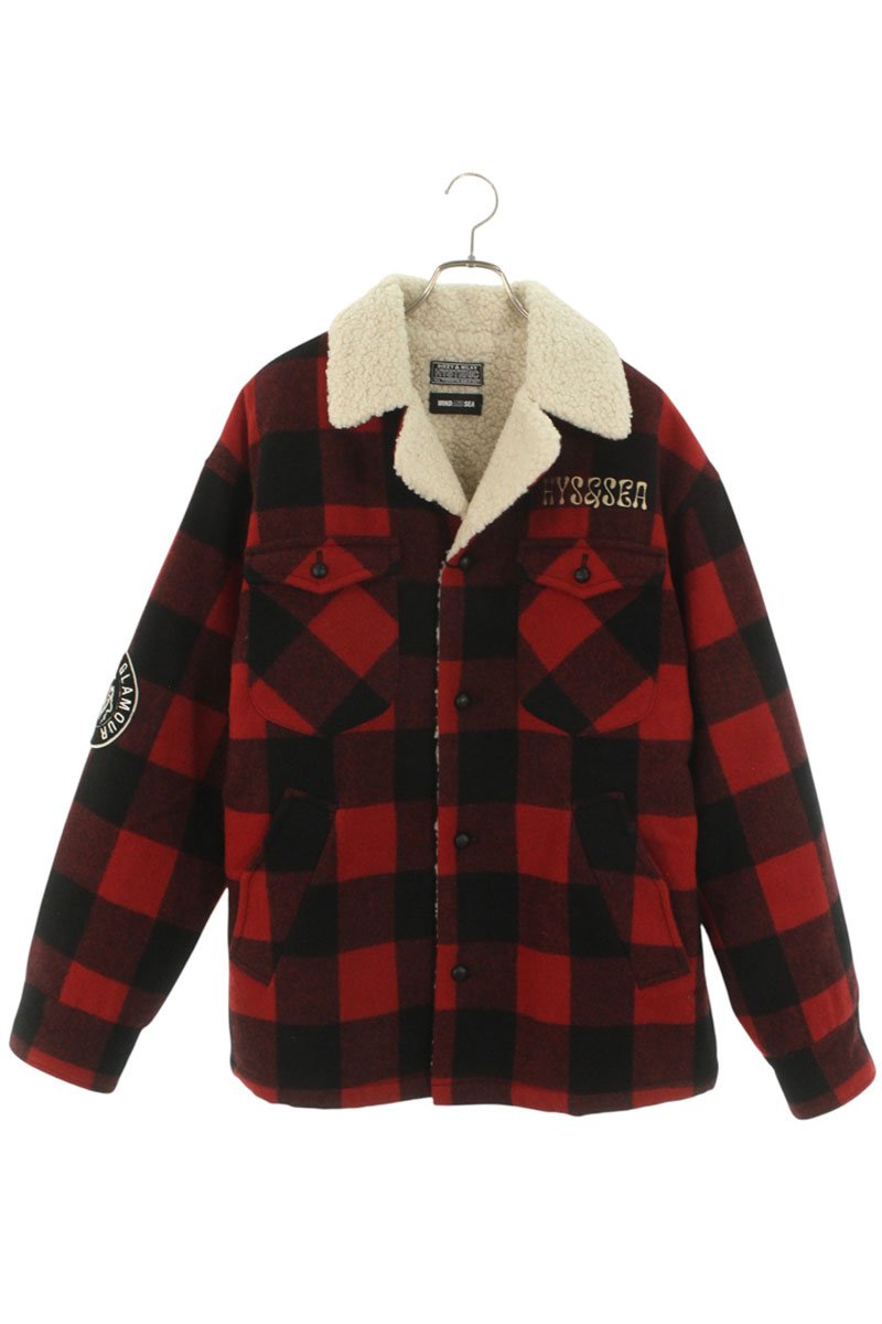 エイチ/ヒステリックグラマー ウィンダンシー サイズ:XL WDS-C-HYS-24-Q2-02 チェックボアランチコートブルゾン 中古 BS99