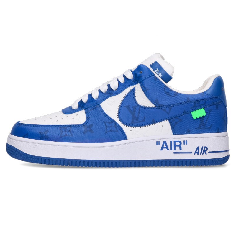 ルイヴィトン ナイキ サイズ:9 AIR FORCE 1 LOW モノグラムレザーローカットスニーカー 中古 SB01