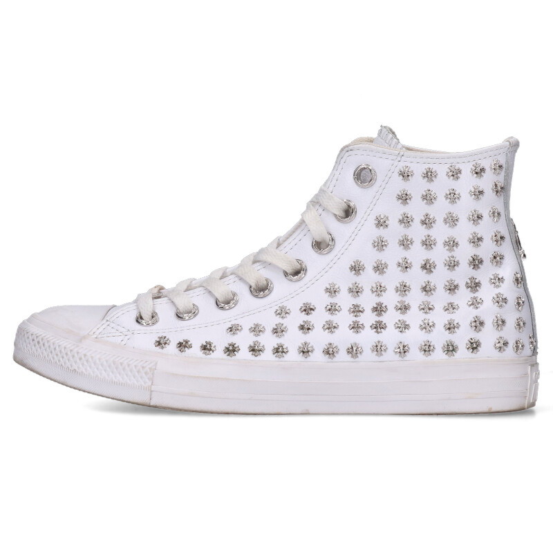 クロムハーツ コンバース サイズ:25.5cm CH CONVERSE CANVAS プラススタッド装飾スニーカー 中古 SJ02