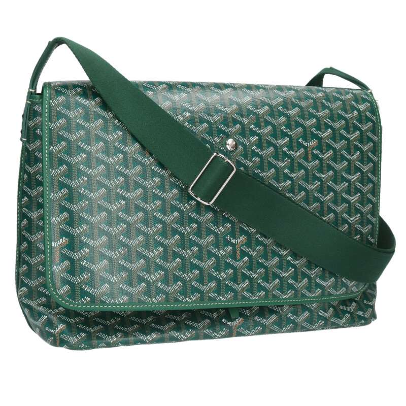 ゴヤール サイズ:MM カペシアンMM PVCレザーエリンボーンショルダーバッグ 中古 GZ14