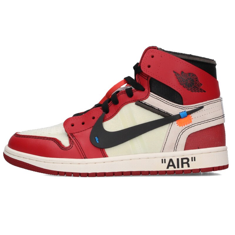 ナイキ オフホワイト サイズ:26cm AIR JORDAN 1 AA3834-101 エアジョーダン1スニーカー 中古 BS99