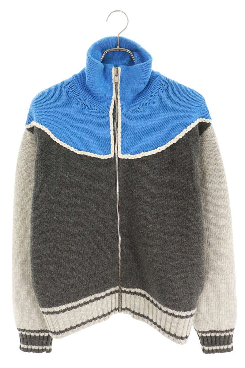 ボッテガヴェネタ サイズ:L 830468 V5LR0 ヘビーウールニットブルゾン 新古品 SB01