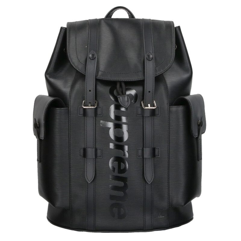 シュプリーム ルイヴィトン LV Christopher Backpack エピレザークリストファーリュック 中古 SB01