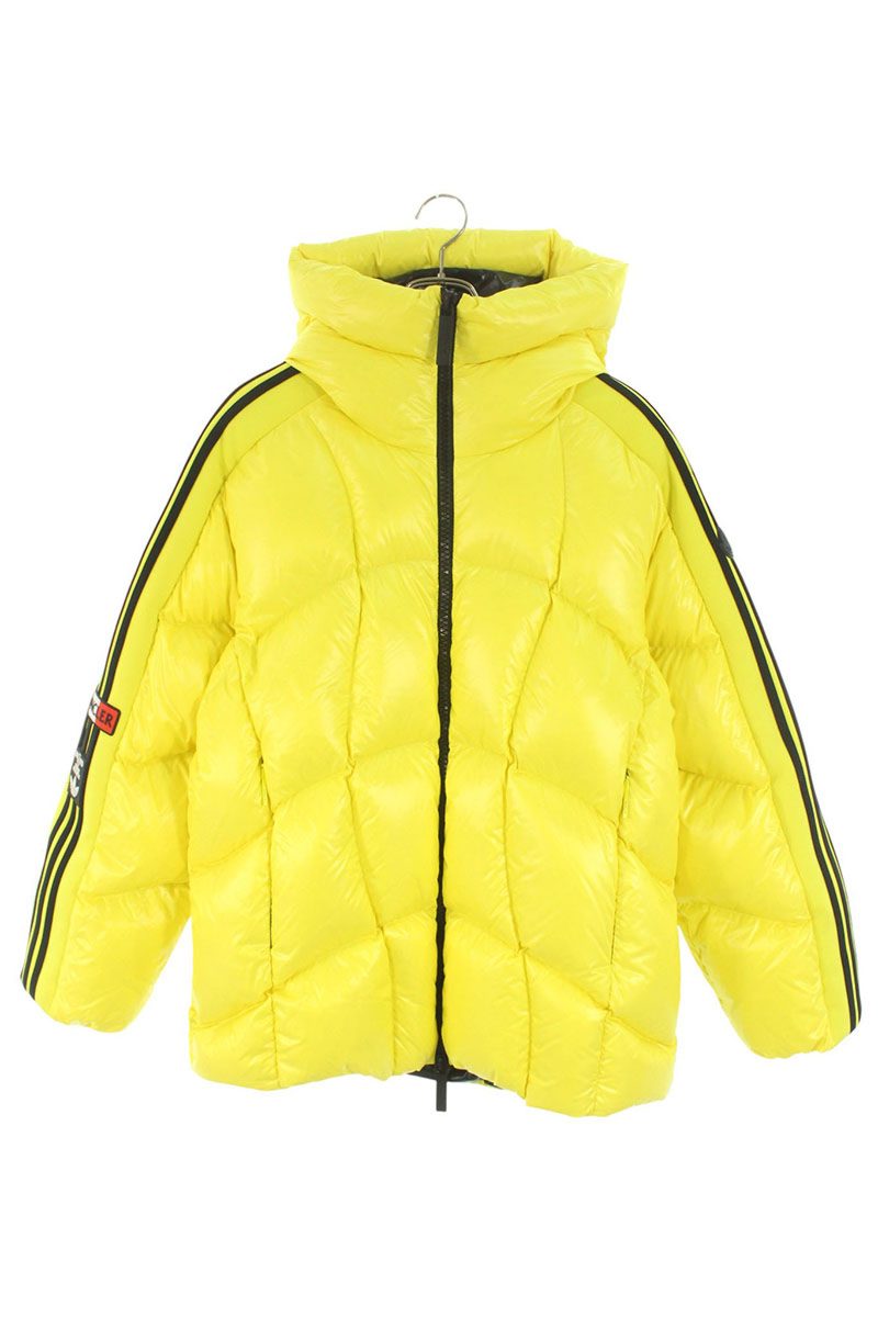 モンクレールジーニアス アディダス サイズ:2 BEISER I209S1A00012 スリーラインダウンジャケット 中古 OM10