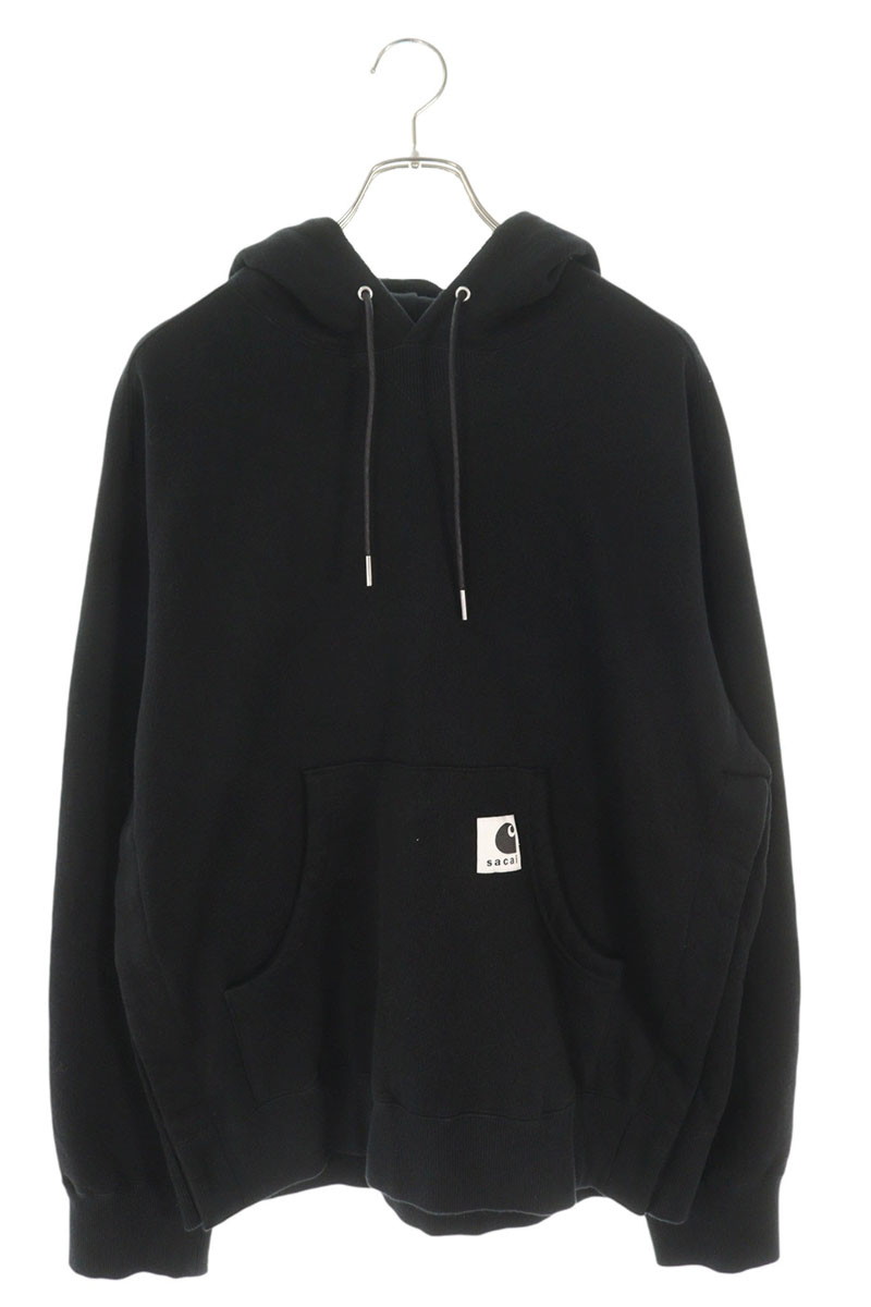 サカイ カーハート サイズ:3 Cotton Jersey Hoodie 25-00993S コットンプルオーバーパーカー 中古 BS99