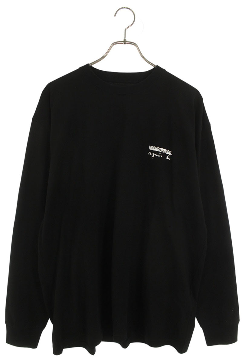 ネイバーフッド アニエスベー サイズ:XL 2527270N-CSM05S フォトプリント長袖カットソー 中古 BS99