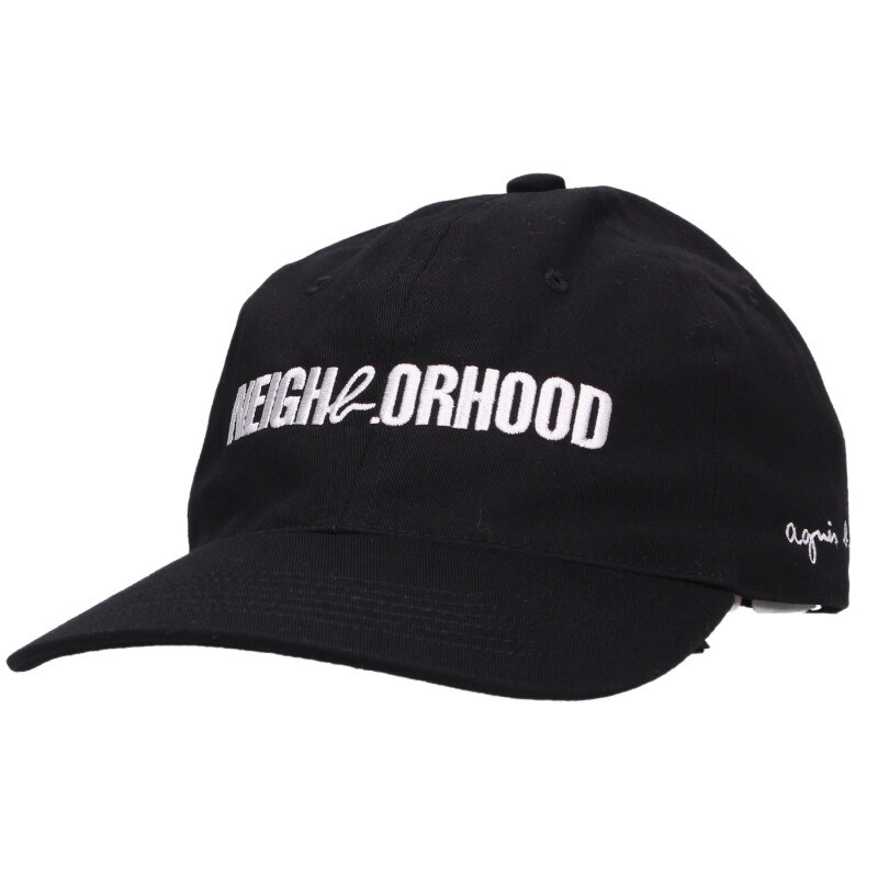ネイバーフッド アニエスベー サイズ:ｰ 252727ON-HT01S ロゴ刺繍ベースボールキャップ 中古 BS99