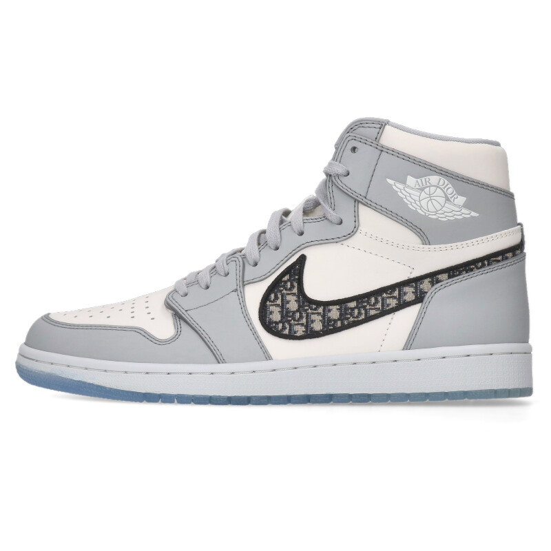 ナイキ ディオール サイズ:27.5cm AIR JORDAN 1 HIGH OG DIOR CN8607-002 エアジョーダン1ハイオージーディオールスニーカー 中古 SB01