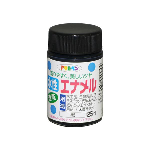 製品情報色：黒容量：25ml標準塗り回数：2回塗り光沢：ツヤあり塗膜の仕上がり：不透明（下地を隠す）塗り面積（2回塗り）約0.1?0.3平方メートル乾燥時間：夏期／30?60分・冬期／2?3時間塗り重