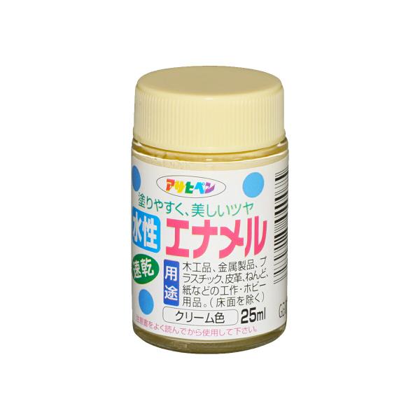 製品情報色：クリーム色容量：25ml標準塗り回数：2回塗り光沢：ツヤあり塗膜の仕上がり：不透明（下地を隠す）塗り面積（2回塗り）約0.1?0.3平方メートル乾燥時間：夏期／30?60分・冬期／2?3時