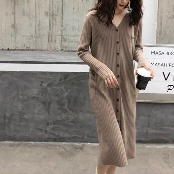 バ ス ト:94 袖 丈:57 着 丈:108 肩 幅:38 商品情報 妊娠中のマタニティウェアから、産後の授乳服まで長く使えるワンピース シンプルなニットワンピースなので、お仕事やプライベートなどは