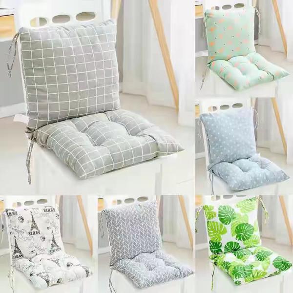お洒落なプリントデザイン♪ 厚手の背もたれ付きシートクッションです。 全17種類のデザインをご用意&star; 【サイズについて】 画像をご参照ください。 【素材について】 表地：ポリエステル