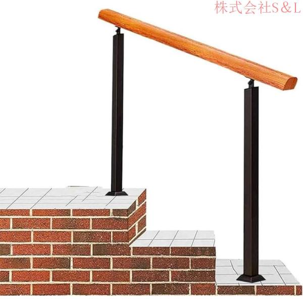 本商品の一部オプションには別途料金が発生します：80CM(600円) 100CM(1400円) 120CM(2600円) 140CM(4000円)【手すりセット】手すり1本、支柱2本。 高さ：85cm